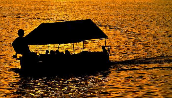 Boating at Kankaria Lake Ahmedabad. 