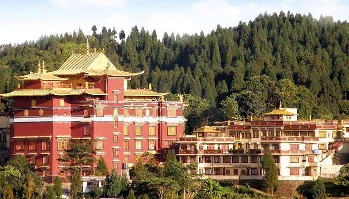 Beautiful of Bokar Monastery in Mirik near Kharbani