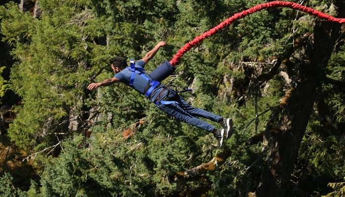 Bungee Jumping is one of the best activities to do at Saklikent National Park.