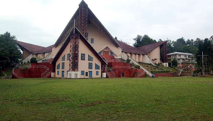 Visit the Catholic Church Kohima near Japfu Peak