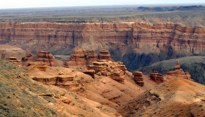 La vue de Charyn Canyon