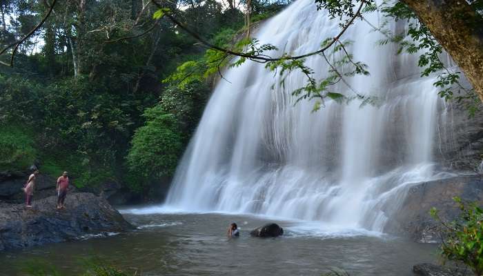  Chelavara Falls, a famous picnic spot near Tadiandamol Peak. 