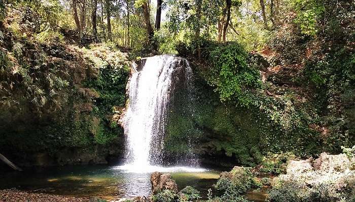 Corbett Falls to visit near the kaladhungi uttarakhand