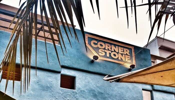  Exterior view of the Cornerstone Bar & Eatery.