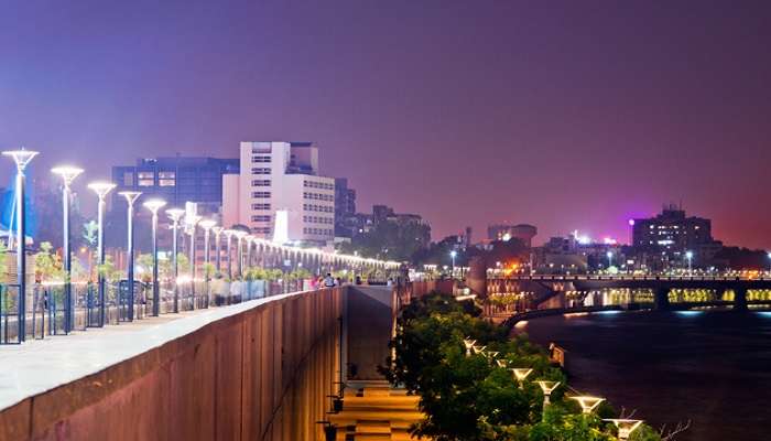 Festival celebration at Sabarmati Riverfront in Ahmedabad