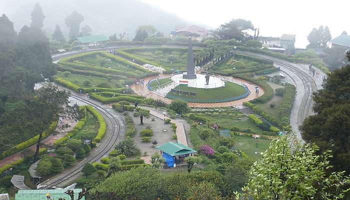 Batasia Loop, a natural beauty near Tenzing Rock Darjeeling.