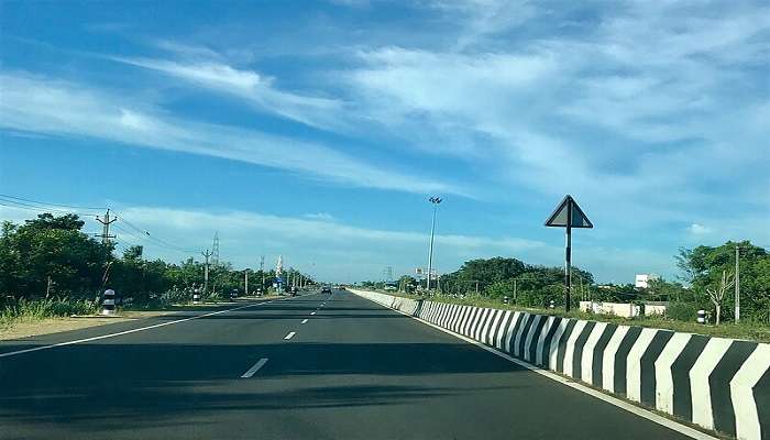 The scenic East Coastal Road, Chennai 