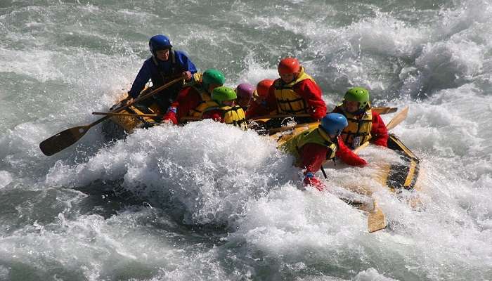 White water rafting, Rangitata Valley, NZ