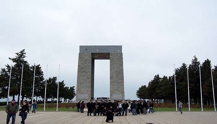 Şehitler Abidesi in Canakkale, Turkey