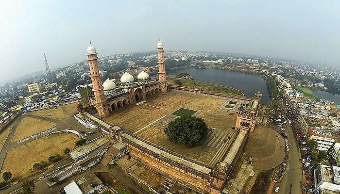 Aerial view of Taj-ul-Masajid