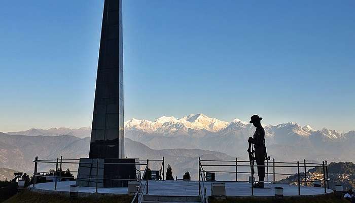 War memorial at Batasia Loop Darjeeling.