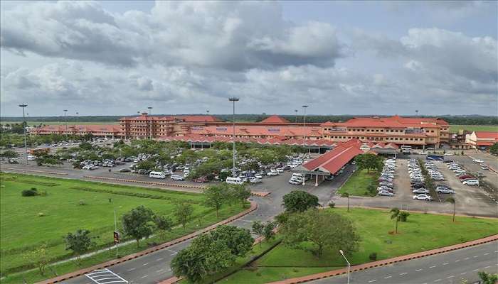 The view of Cochin airport