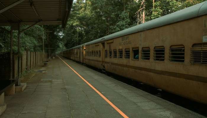 AC compartment of Gujarat train