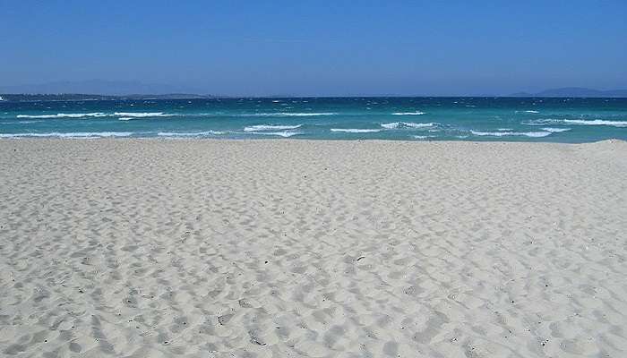 The turquoise waters of Ilica Beach, one of the best places to visit in Alaçatı.