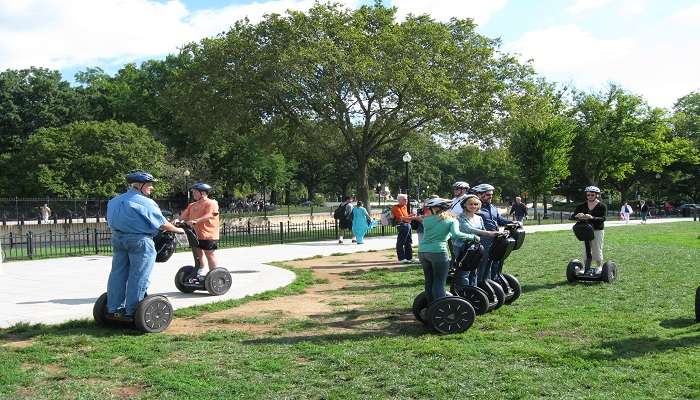 Segway tour of Kankaria lake 