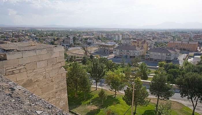 A top view of Karaman castle.