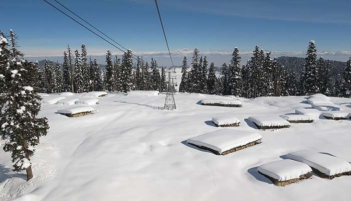 during snowfall.