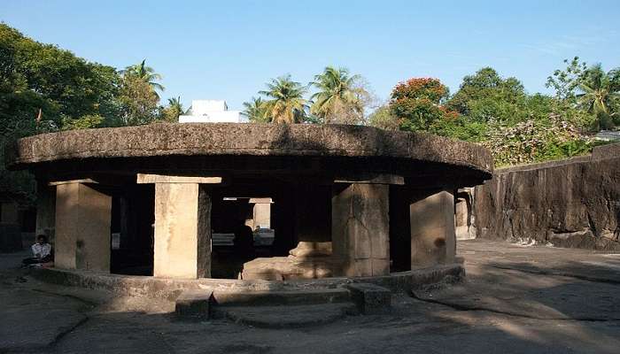 The view of Pataleshwar Cave Temple