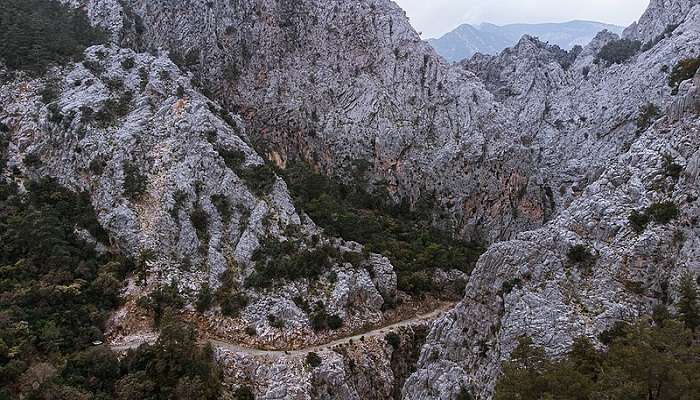 Köprülü Canyon National Park positioned.