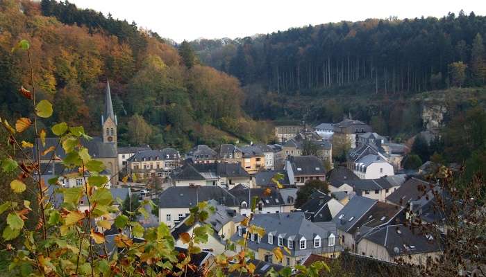 Larochette est en plein centre du Luxembourg