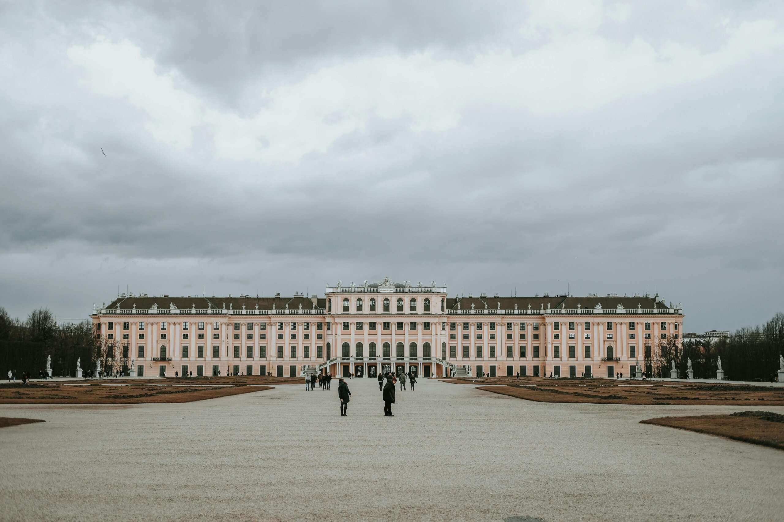 La vue frontiers de  palais de Schönbrunn