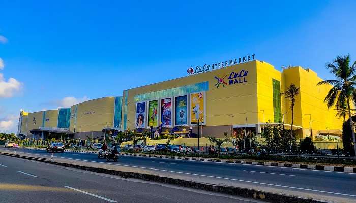 Lulu Mall is the largest mall in Thiruvananthapuram. 