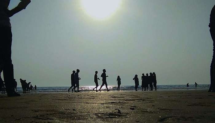 Sunset at Madhavpur Beach Gujarat 