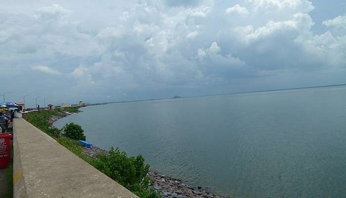 Massive Manair Dam located at Vemulawada