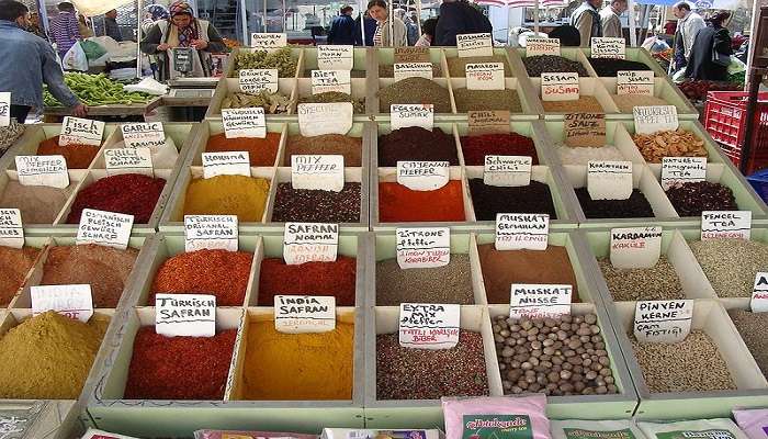 Shop at the Manavgat Market.