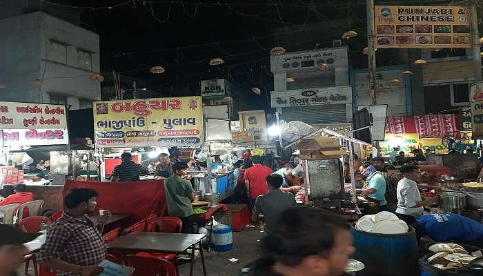 Manek Chowk near Sabarmati Riverfront in Ahmedabad.