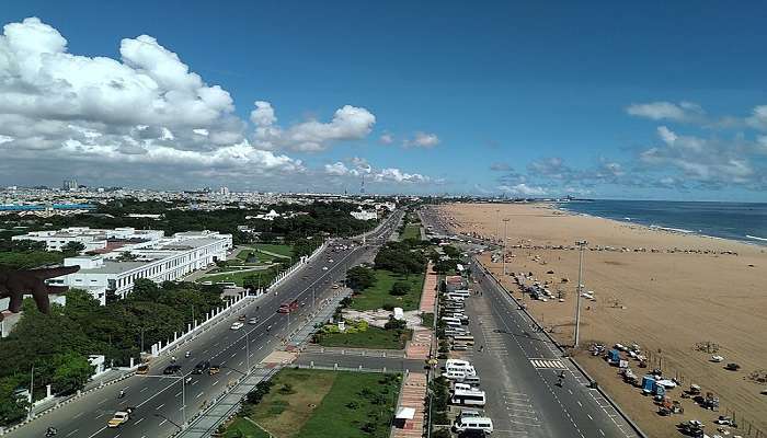 Marina beach in Chennai