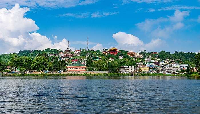 Sumendu Lake (Mirik lake) in Darjeeling.