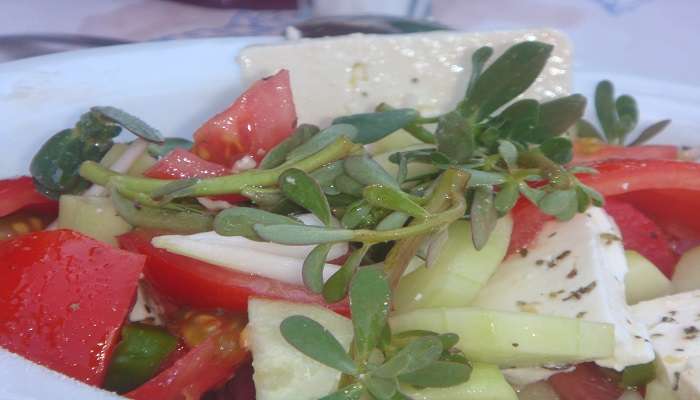 Greek salad is a must try at Myst Lounge Bar, one of the best restaurants near Chamundi Hills. 