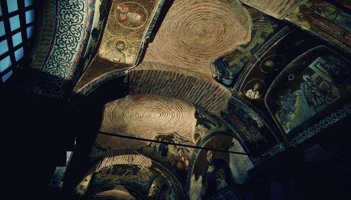 Byzantine-style covering the ceilings.