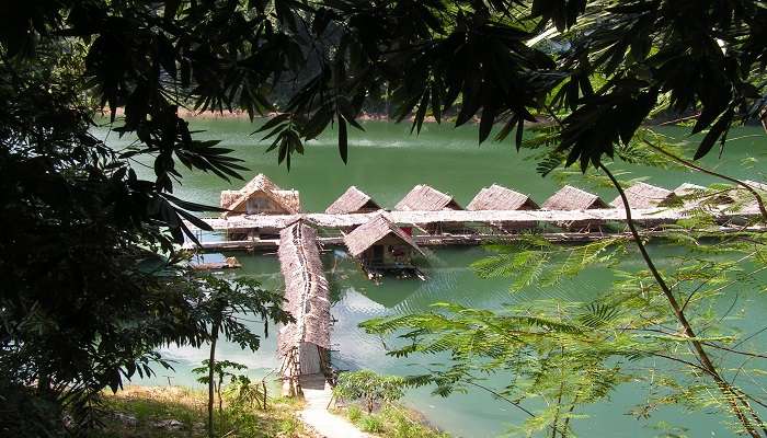 New Tehri Floating Huts. 