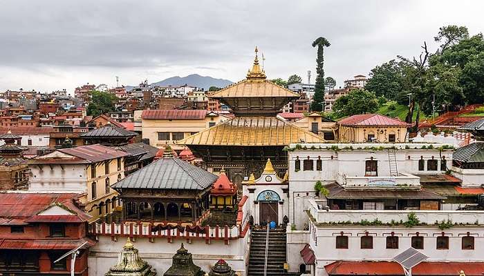 Pashupatinath Temple near Rani Pokhari Nepal.