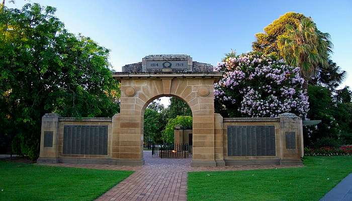 Victory Memorial Gardens in New South Wales