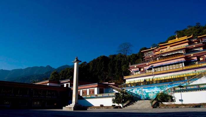 Ranka Monastery surrounded by the verdant hills