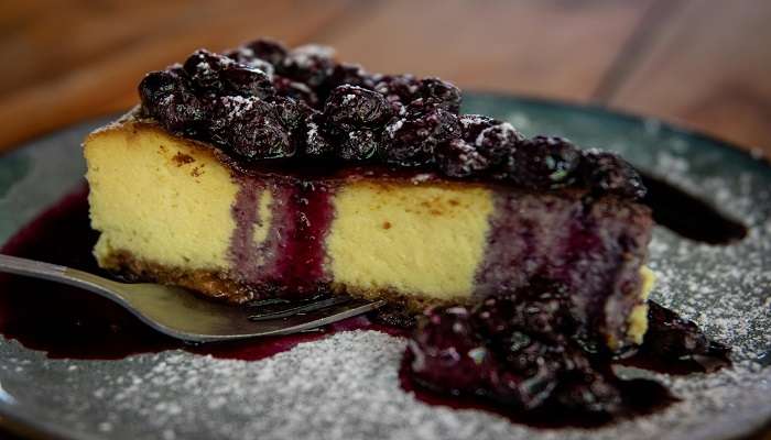 Enjoy Cheesecake at Ruby Café, which is one of the trendy cafés in Dimapur