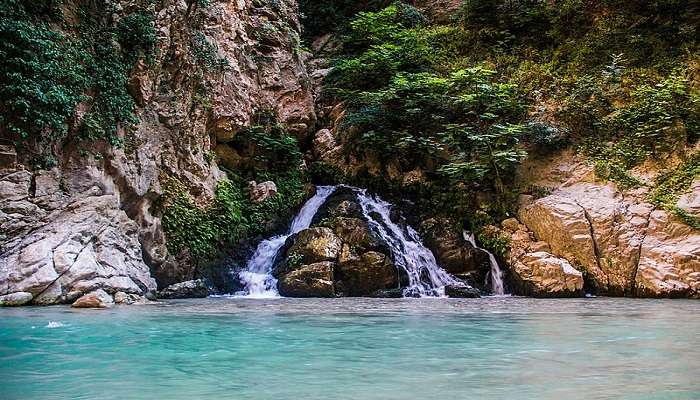 Small waterfall at Saklikent National Park.