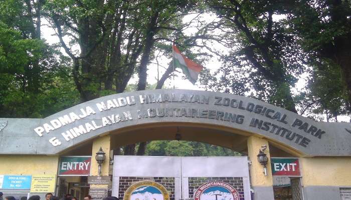 Entrance of Padmaja Himalayan Zoological Park in Sikkim