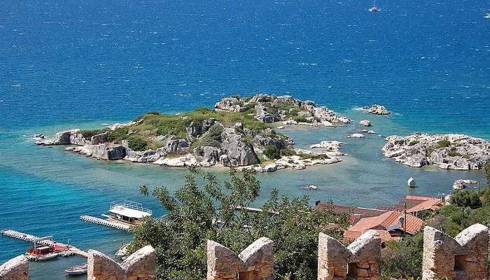 Sunken City of Simena, an archeological site to visit.