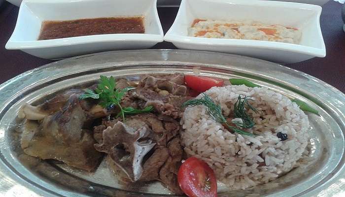 Kuzu tandır, delicious meals at Taka Restaurant, most visited restaurants in Konya