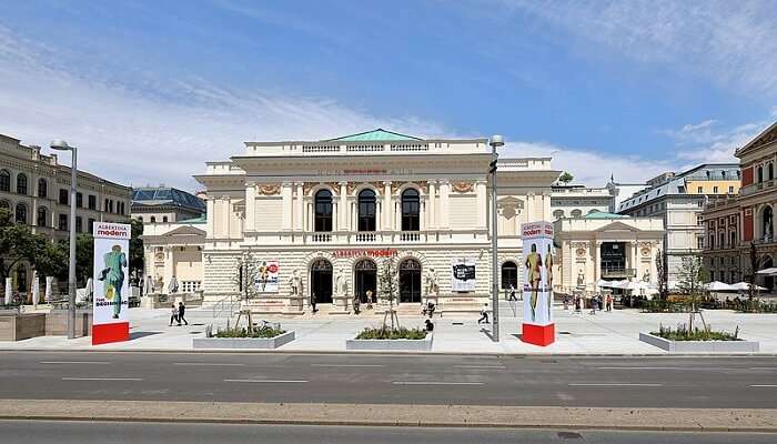 Albertina Museum side angle shot