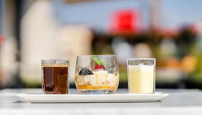 The variety of drinks at a modern cafe in bundaberg.