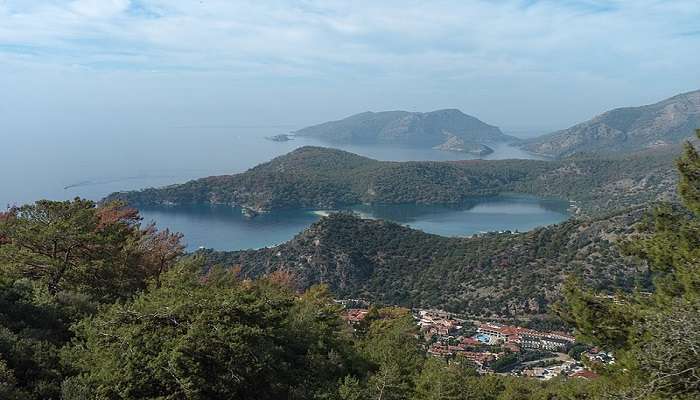 View of Lycian Way at Oludeniz 