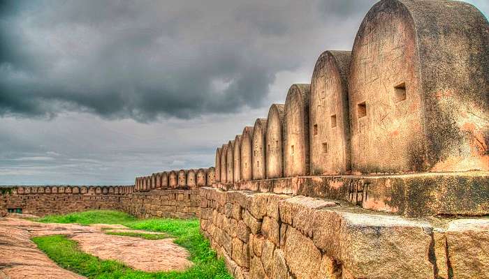 Watch the seven gates which is located nearby Thirumayam Fort