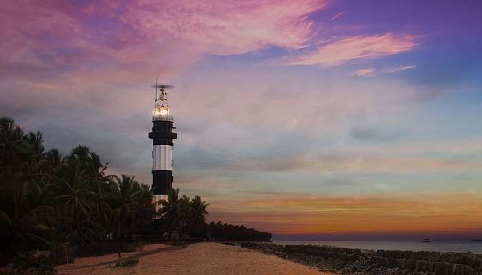 thikkoti light house is an iconic place.