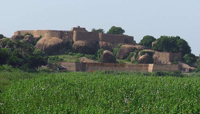 The majestic Thirumayam Fort is one of the greatest attraction for tourist