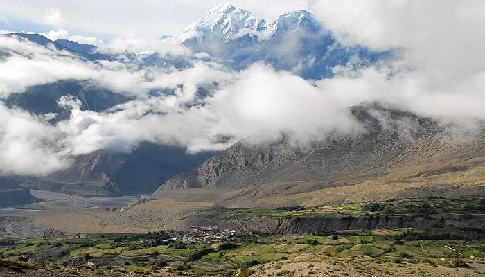 Breathtaking views of Kagbeni village.